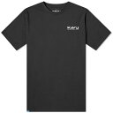 【送料無料】 カブー メンズ Tシャツ トップス KAVU Klear Above Etch Art T-Shirt Black