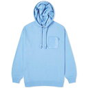 【送料無料】 ロエベ メンズ パーカー・スウェット フーディー アウター Loewe Anagram Patch Pocket Hoodie Riviera Blue