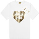 yz q[}Ch Y TVc gbvX Human Made Metalic Heart T-Shirt White