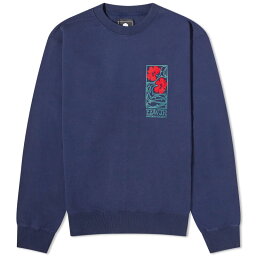 【送料無料】 エドウィン メンズ ニット・セーター アウター Edwin Garden Society Crew Sweater Maritime Blue