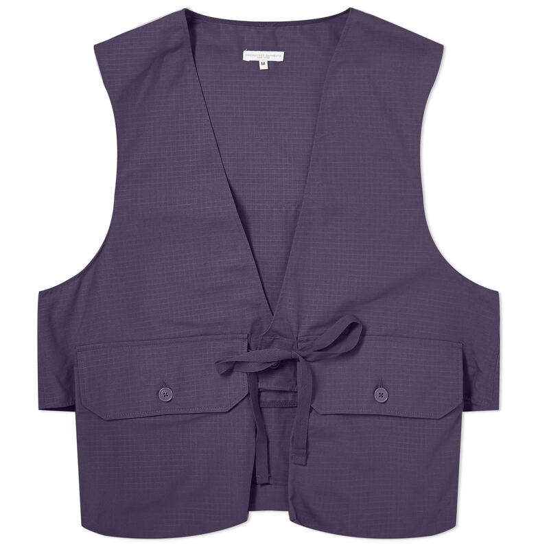 ̵ 󥸥˥ɥ  ٥ ȥåץ Engineered Garments Fowl Vest Dark Navy Cotton Ripstop