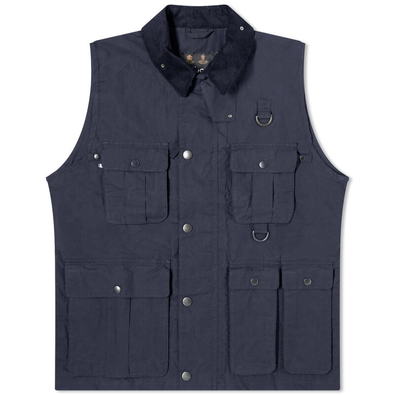 【送料無料】 バブアー メンズ ベスト アウター Barbour Heritage + Modified Transport Vest Dark Navy