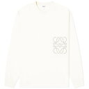 【送料無料】 ロエベ メンズ ニット・セーター アウター Loewe Anagram Pocket Crew Knit Soft White