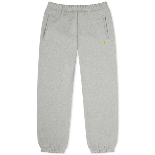 【送料無料】 カーハート メンズ カジュアルパンツ ボトムス Carhartt WIP Chase Sweat Pants Grey Heather & Gold 【送料無料】 カーハート メンズ カジュアルパンツ ボトムス Carhartt WIP Chase Sweat Pants Grey Heather & Gold