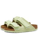 【送料無料】 ビルケンシュトック メンズ サンダル シューズ Birkenstock Uji Faded Lime Suede(4)