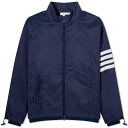 トム・ブラウン 【送料無料】 トムブラウン メンズ ジャケット・ブルゾン アウター Thom Browne 4 Bar Ripstop Jacket Navy