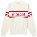 イザベルマラン 【送料無料】 イザベルマランエトワール レディース ニット・セーター アウター Isabel Marant Etoile Arwen Logo knit Ecru