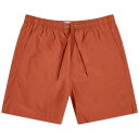 yz m[XvWFNg Y n[tpcEV[c  Norse Projects Hauge Swim Shorts Red Ochre