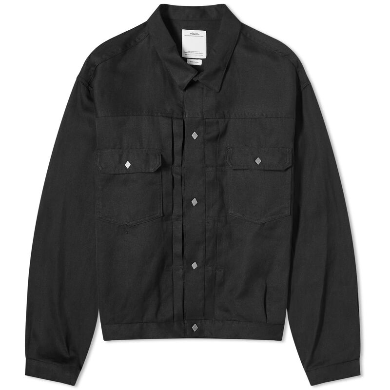 【送料無料】 ビズビム メンズ ジャケット ブルゾン アウター Visvim 101 Jacket Black