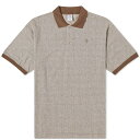 yz |[[ XP[g Jpj[ Y |Vc gbvX Polar Skate Co. Illusion Surf Polo Shirt Brown