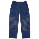 【送料無料】 バンズ メンズ カジュアルパンツ ボトムス Vans OTW Quilted Carpenter Pant Dress Blues