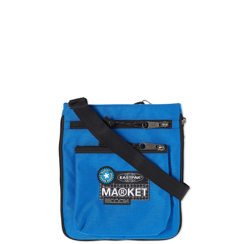 楽天ReVida 楽天市場店【送料無料】 イーストパック メンズ ショルダーバッグ バッグ Eastpak x Market Rusher Bag Blue