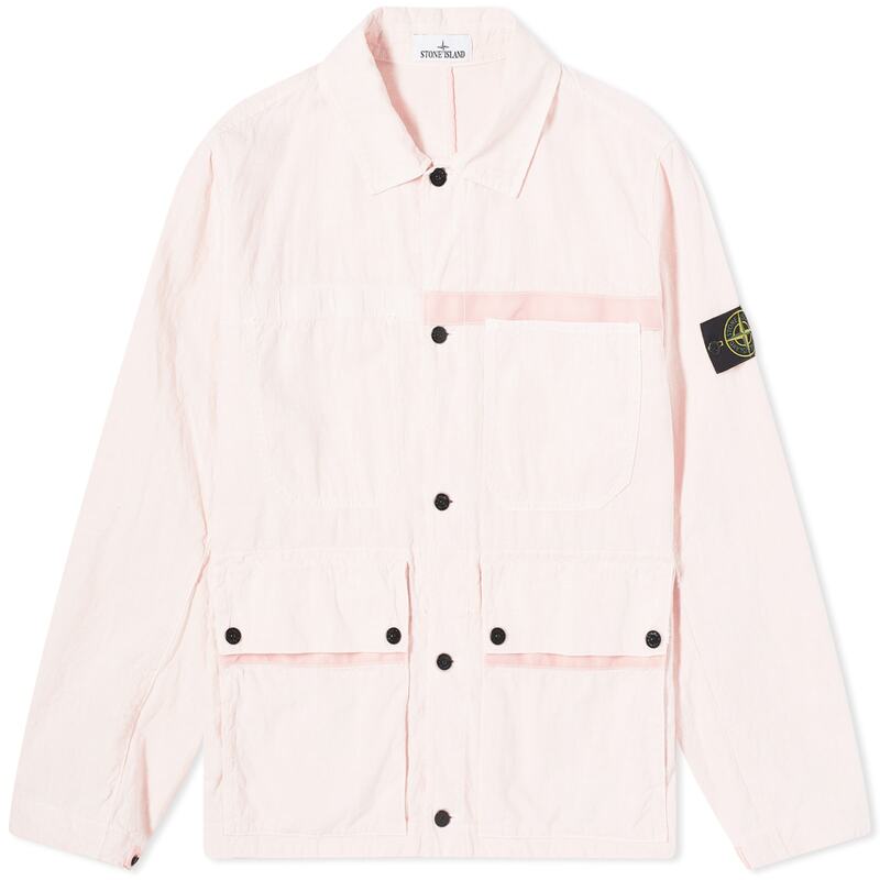 ストーンアイランド 【送料無料】 ストーンアイランド メンズ ジャケット・ブルゾン アウター Stone Island Lini Nylon Tela-TC Jacket Pink