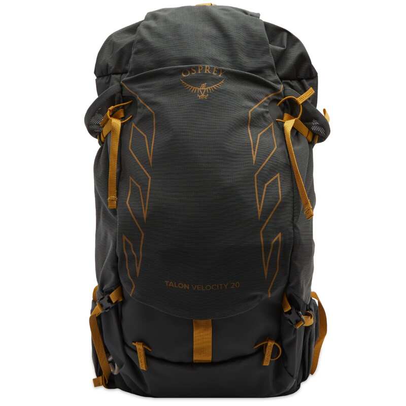 楽天ReVida 楽天市場店【送料無料】 オスプレー メンズ バックパック・リュックサック バッグ Osprey Talon Velocity 20 Dark Charcoal & Tumbleweed Yellow