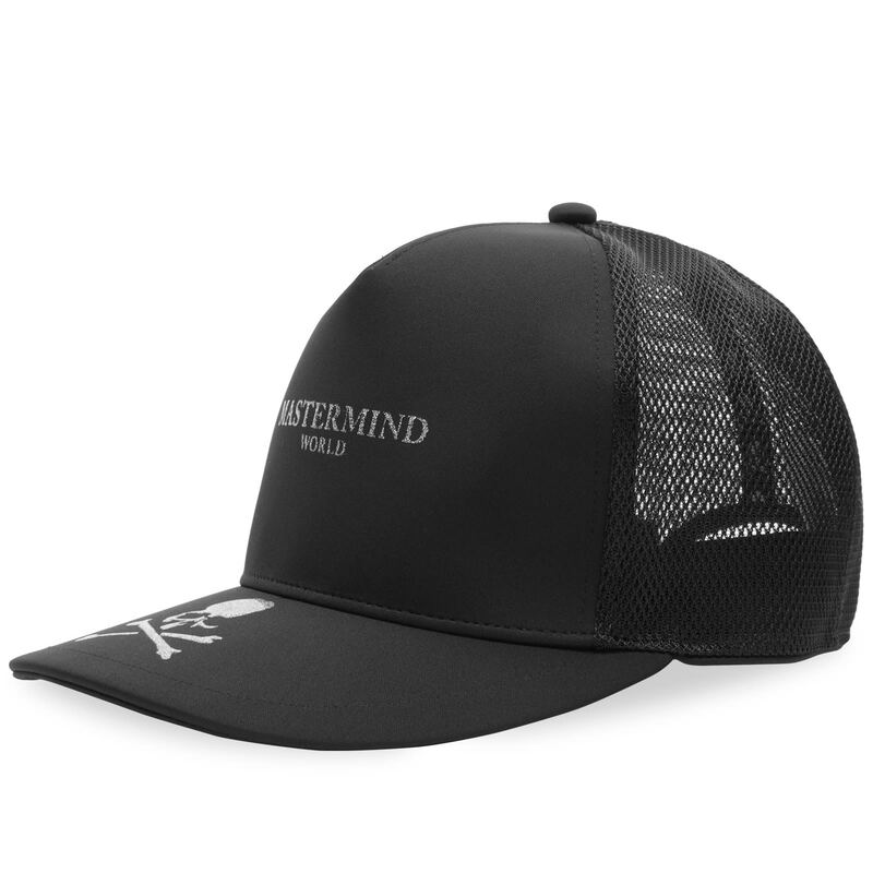 【送料無料】 マスターマインド メンズ 帽子 アクセサリー MASTERMIND WORLD Skull Logo Cap Black