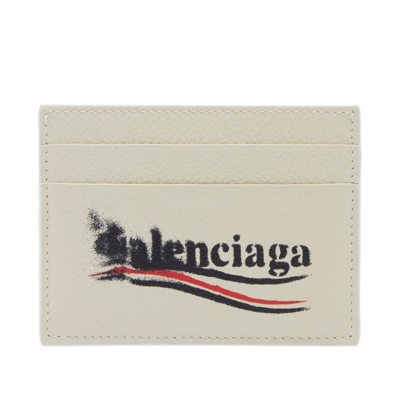 バレンシアガ 財布（メンズ） 【送料無料】 バレンシアガ メンズ 財布 アクセサリー Balenciaga Political Campaign Cash Card Holder Ecru