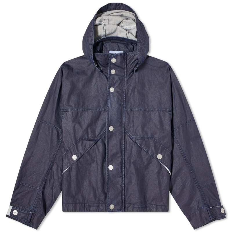 【送料無料】 ストーンアイランド メンズ ジャケット・ブルゾン アウター Stone Island Marina Raw Linen Jacket Royal Blue