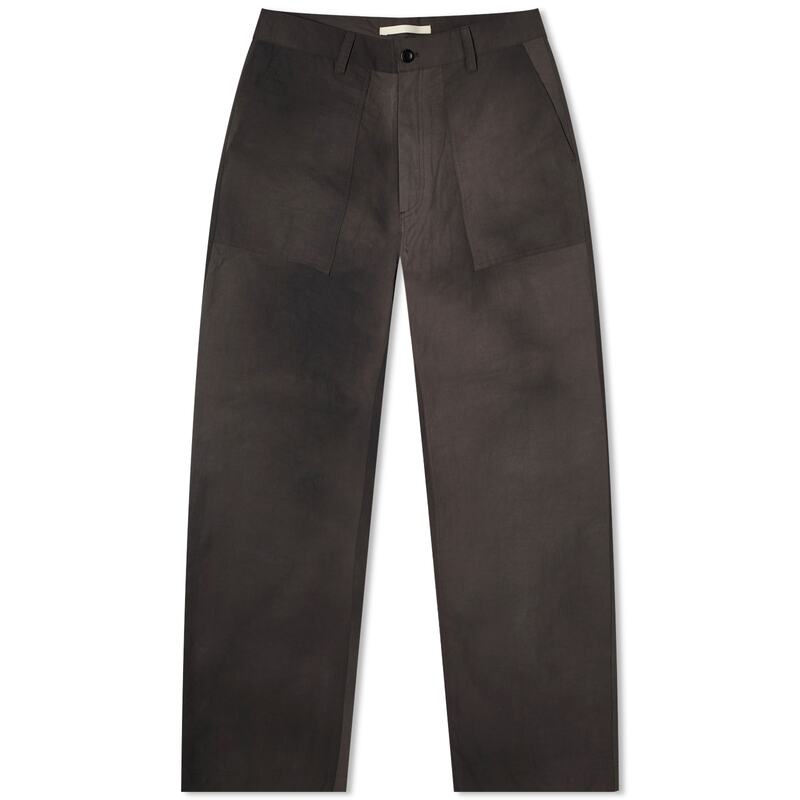 楽天ReVida 楽天市場店【送料無料】 ノースプロジェクト メンズ カジュアルパンツ ボトムス Norse Projects Lukas Relaxed Wave Dye Trousers Black
