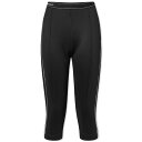【送料無料】 カサブランカ レディース レギンス ボトムス Casablanca Scuba Capri Leggings Black / White