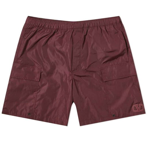 【送料無料】 ヴァレンティノ メンズ ハーフパンツ・ショーツ 水着 Valentino Icon Logo Swim Shorts Bordeux 【送料無料】 ヴァレンティノ メンズ ハーフパンツ・ショーツ 水着 Valentino Icon Logo Swim Shorts Bordeux