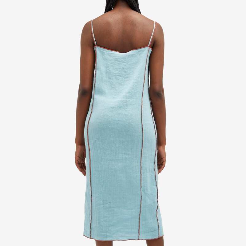 【送料無料】 ベースレンジ レディース ワンピース トップス Baserange Shok Slip Dress Wuxi Blue
