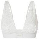 【送料無料】 スキムズ レディース ブラジャー アンダーウェア SKIMS Cotton Rib Plunge Bralette Light Heather G...