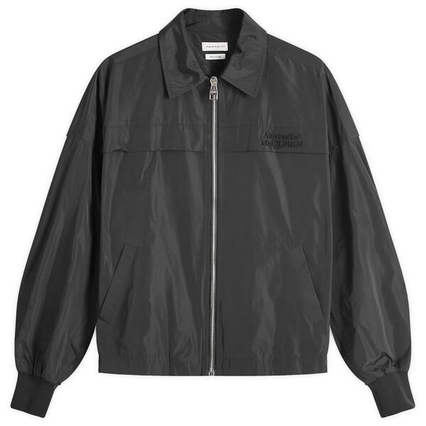 【送料無料】 アレキサンダー・マックイーン メンズ ジャケット・ブルゾン アウター Alexander McQueen Couture Logo Jacket Black