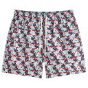 【送料無料】 パーム・エンジェルス メンズ ハーフパンツ・ショーツ 水着 Palm Angels Muiti Logo Swim Shorts Blue