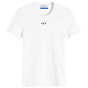 【送料無料】 オフ-ホワイト レディース Tシャツ トップス Off-White Logo Graphic T-Shirt White Black