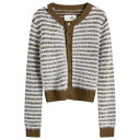 【送料無料】 マルタンマルジェラ レディース カーディガン カーディガン アウター MM6 Maison Margiela Striped Cardigan K...