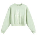 【送料無料】 スポーティ アンド リッチ レディース パーカー・スウェット アウター Sporty & Rich Vendrome Cropped Crew S...