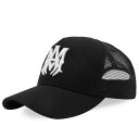 【送料無料】 アミリ メンズ 帽子 アクセサリー AMIRI MA Logo Trucker Hat Black & White