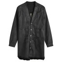 【送料無料】 リックオウエンス メンズ シャツ トップス Rick Owens Strobe Jumbo Outershirt Black
