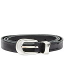 【送料無料】 アワーレガシー メンズ ベルト アクセサリー Our Legacy 2cm Belt Black Leather
