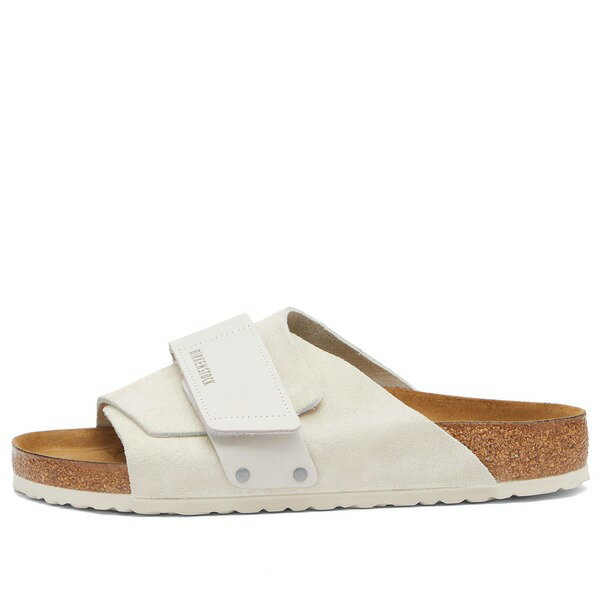 【送料無料】 ビルケンシュトック メンズ サンダル シューズ Birkenstock Kyoto Antique White Suede