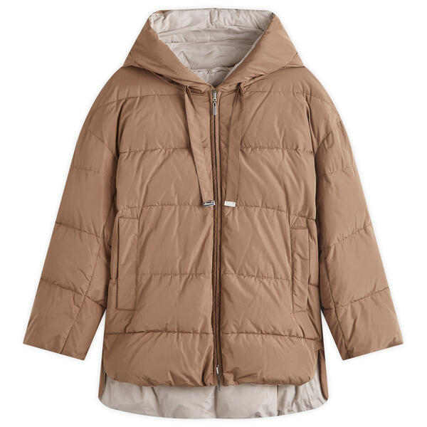 【送料無料】 マックスマーラ レディース コート アウター Max Mara Quilted Maxi Coat Brown