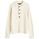 【送料無料】 バブアー メンズ ポロシャツ トップス Barbour TO KI TO Midden Knitted Polo Chalk(4)