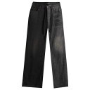 【送料無料】 バレンシアガ メンズ デニムパンツ ボトムス Balenciaga Fifty-Fifty Jeans Light Blk + Blk Ring