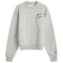 【送料無料】 チャンピオン レディース パーカー・スウェット アウター Champion x Guizio Sweatshirt Oxford Grey