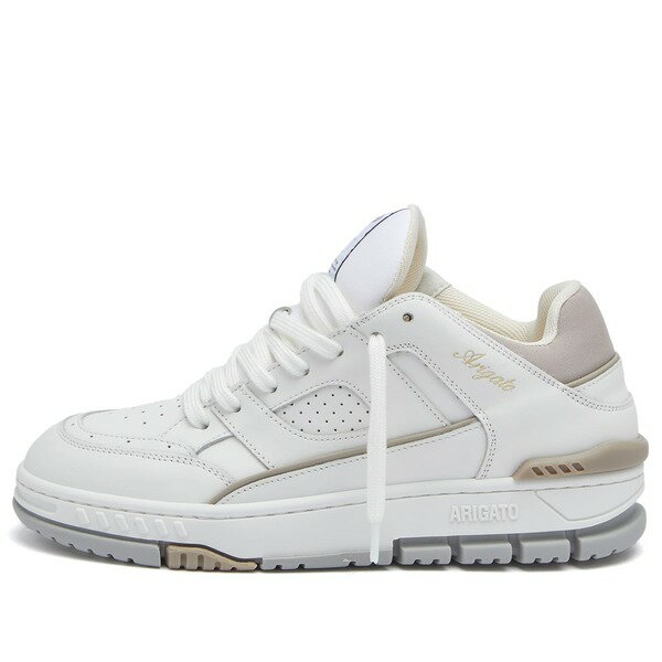 アクセルアリガト レディース シューズ スニーカー Axel Arigato Area Lo Sneaker White & Beige ホワイト