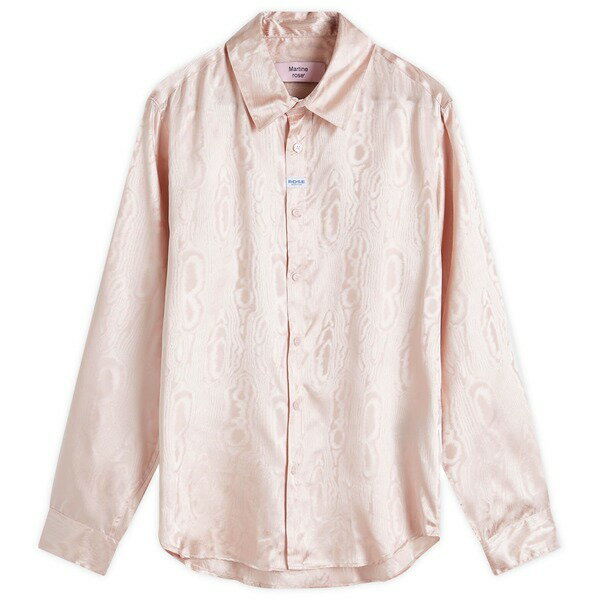 【送料無料】 マーティン・ローズ レディース シャツ トップス Martine Rose Silk Shirt Pink
