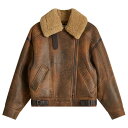 【送料無料】 アクネ ストゥディオズ レディース ジャケット・ブルゾン アウター Acne Studios Shearling Jacket Brown
