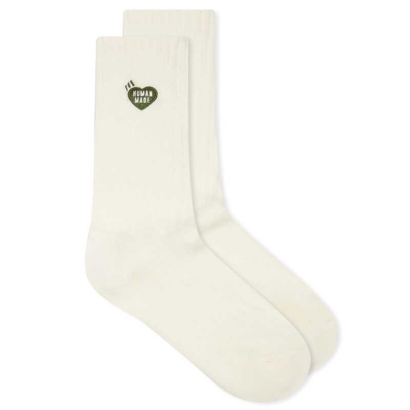 【送料無料】 ヒューマンメイド メンズ 靴下 アンダーウェア Human Made Pile Heart Socks Whiteのサムネイル