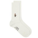 【送料無料】 ロスターソックス メンズ 靴下 アンダーウェア Rostersox Bear Socks White