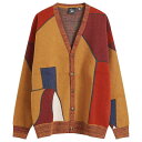 【送料無料】 バイ パラ メンズ カーディガン アウター By Parra Your Stupid Shed Knitted Cardigan Brown