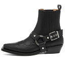 【送料無料】 ガニー レディース ブーツ・レインブーツ シューズ Ganni Fitted Chelsea Western Boot Black