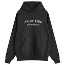 【送料無料】 アニービン レディース パーカー・スウェット アウター Anine Bing Alto Hoodie Black