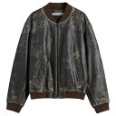 【送料無料】 アクネ ストゥディオズ メンズ ジャケット・ブルゾン アウター Acne Studios Liev Leather Bomber Jacket B...