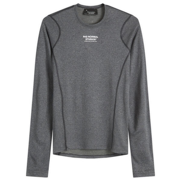 【送料無料】 パス ノーマル スタジオ メンズ シャツ トップス Pas Normal Studios Mid Long Sleeve Baselayer Black