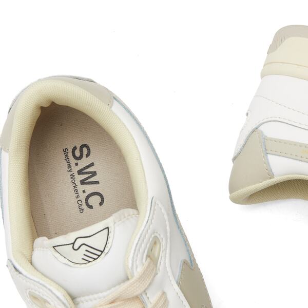 エス ダブリュー シー メンズ シューズ スニーカー Stepney Workers Club Pro Cup 01 S-Strike Sneaker White Putty ホワイト